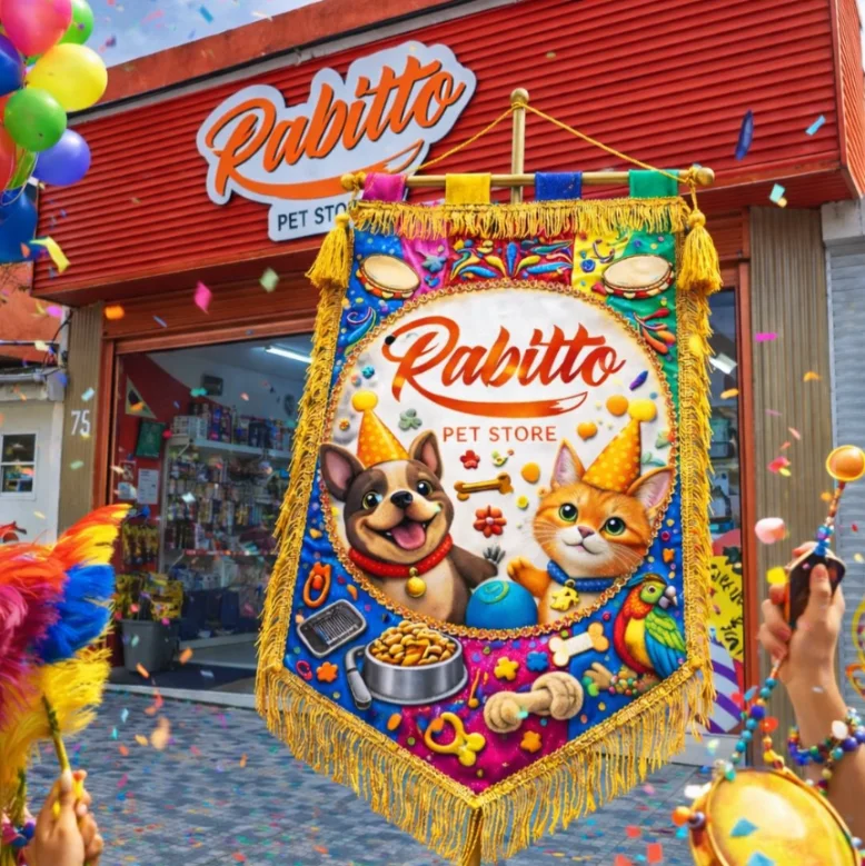 Fachada da Rabitto Pet Store