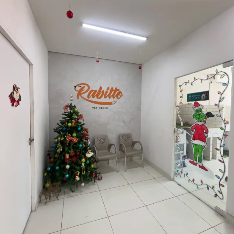 Recepção da Rabitto Pet Store